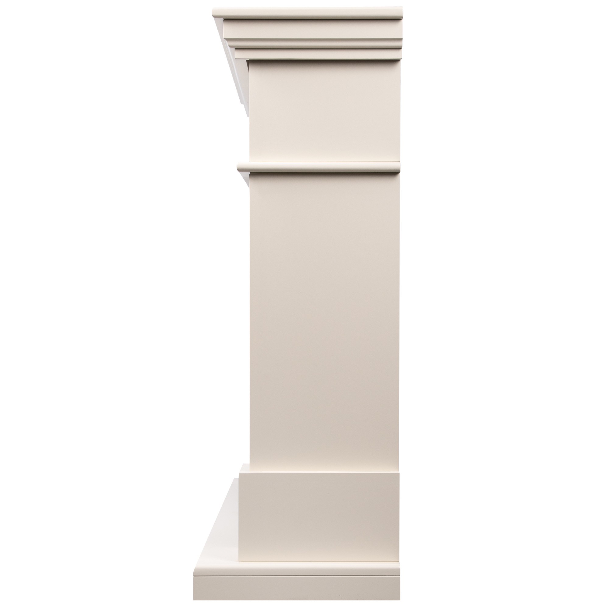 Каминокомплект: Очаг Royal Thermo Aurora RTFP/P-AR60LS, портал California 60 IV, молочный