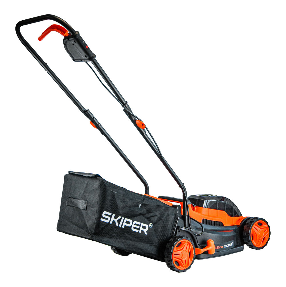 Газонокосилка аккумуляторная SKIPER KW320 (32см, бесщёт.двиг, 2акк*21В*4А/ч)