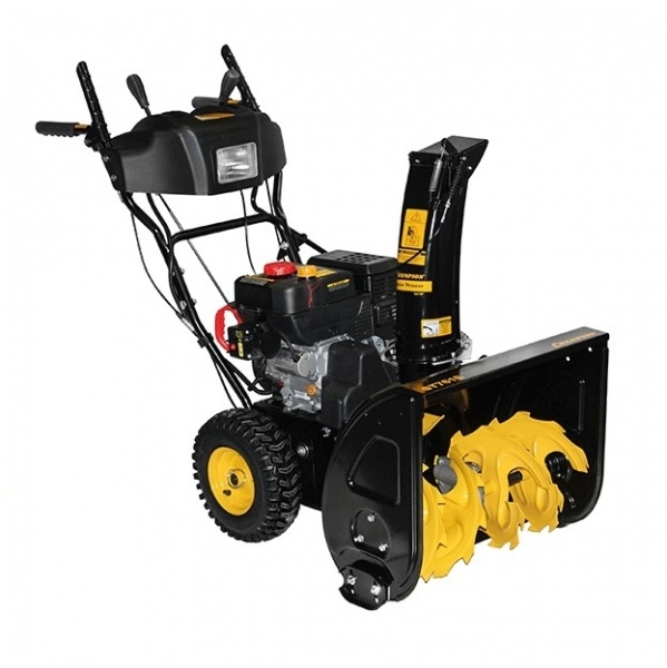 Снегоотбрасыватель CHAMPION ST761E, 7,0л.с, захват шир.61см.,6F/2R колеса 3л.,212 см.куб.,эл.стартер,фара