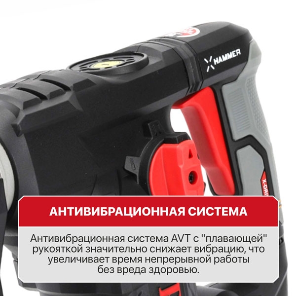 Перфоратор  P.I.T. PBH32-C6, SDS-Plus электрич, верт, 1500Вт, 6,0Дж, 3реж, Ø32мм, 0-920об/мин