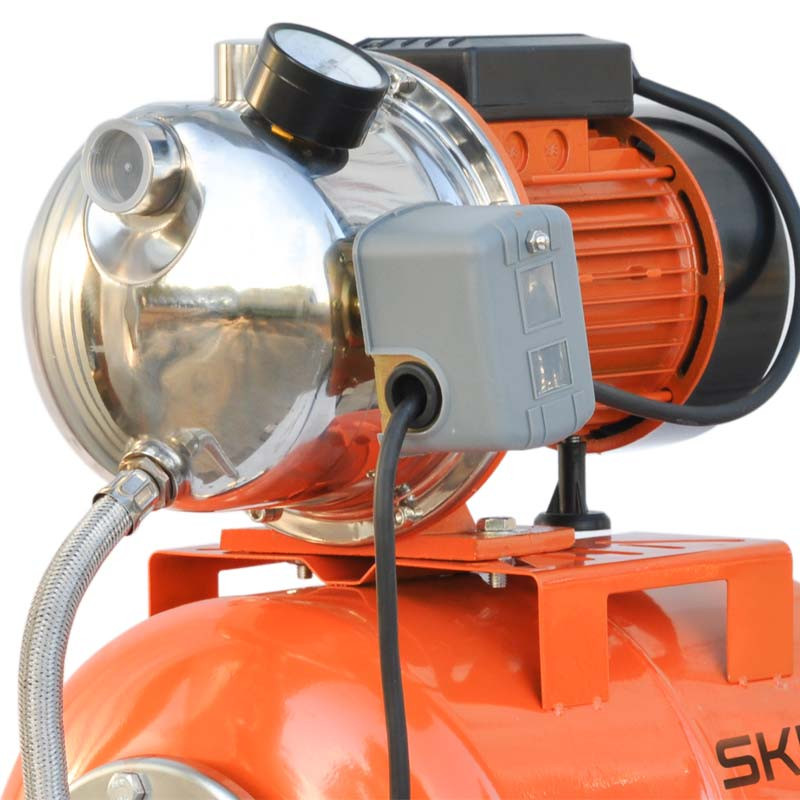 Станция водоснабжения автоматическая Skiper JET100S (900 Вт, 3100 л/ч, 24 л, нерж)