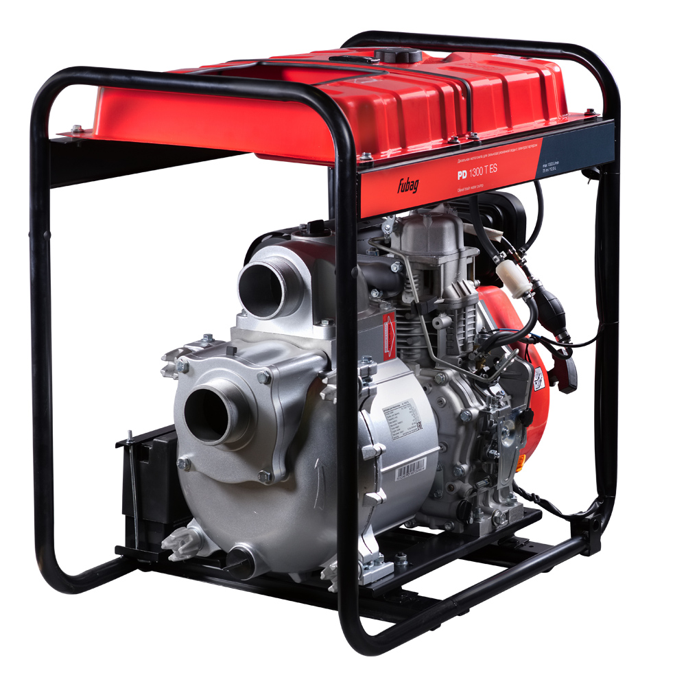 Мотопомпа для сильнозагрязненной воды FUBAG PD 1300T ES