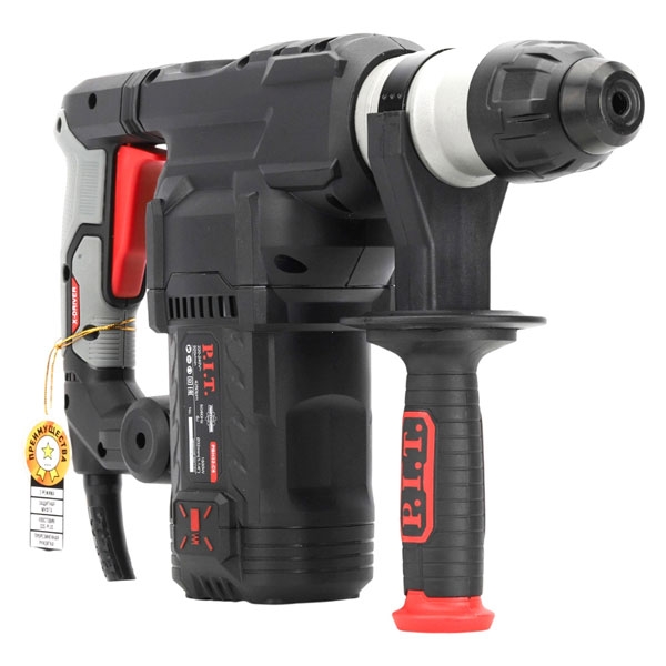 Перфоратор  P.I.T. PBH32-C6, SDS-Plus электрич, верт, 1500Вт, 6,0Дж, 3реж, Ø32мм, 0-920об/мин