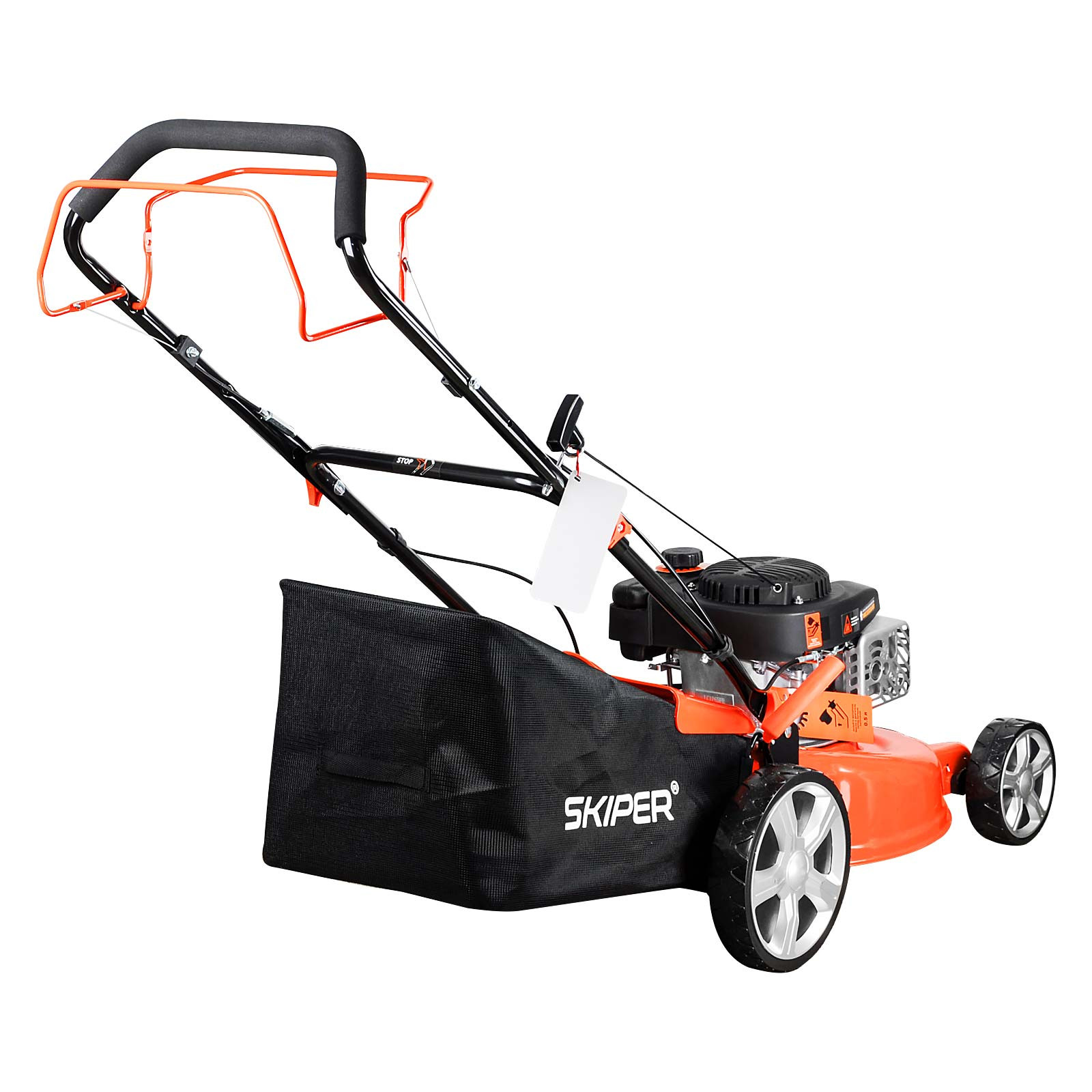 Газонокосилка бензиновая SKIPER GW462S (46 см, самох, Loncin 4лс, стал.дека, тр-сб.60 л,+НОЖ)