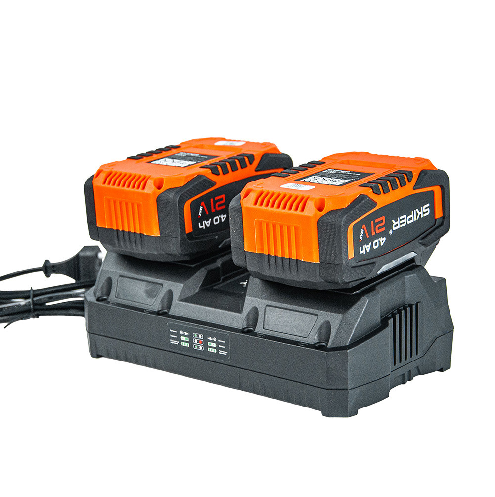 Газонокосилка аккумуляторная SKIPER KW320 (32см, бесщёт.двиг, 2акк*21В*4А/ч)