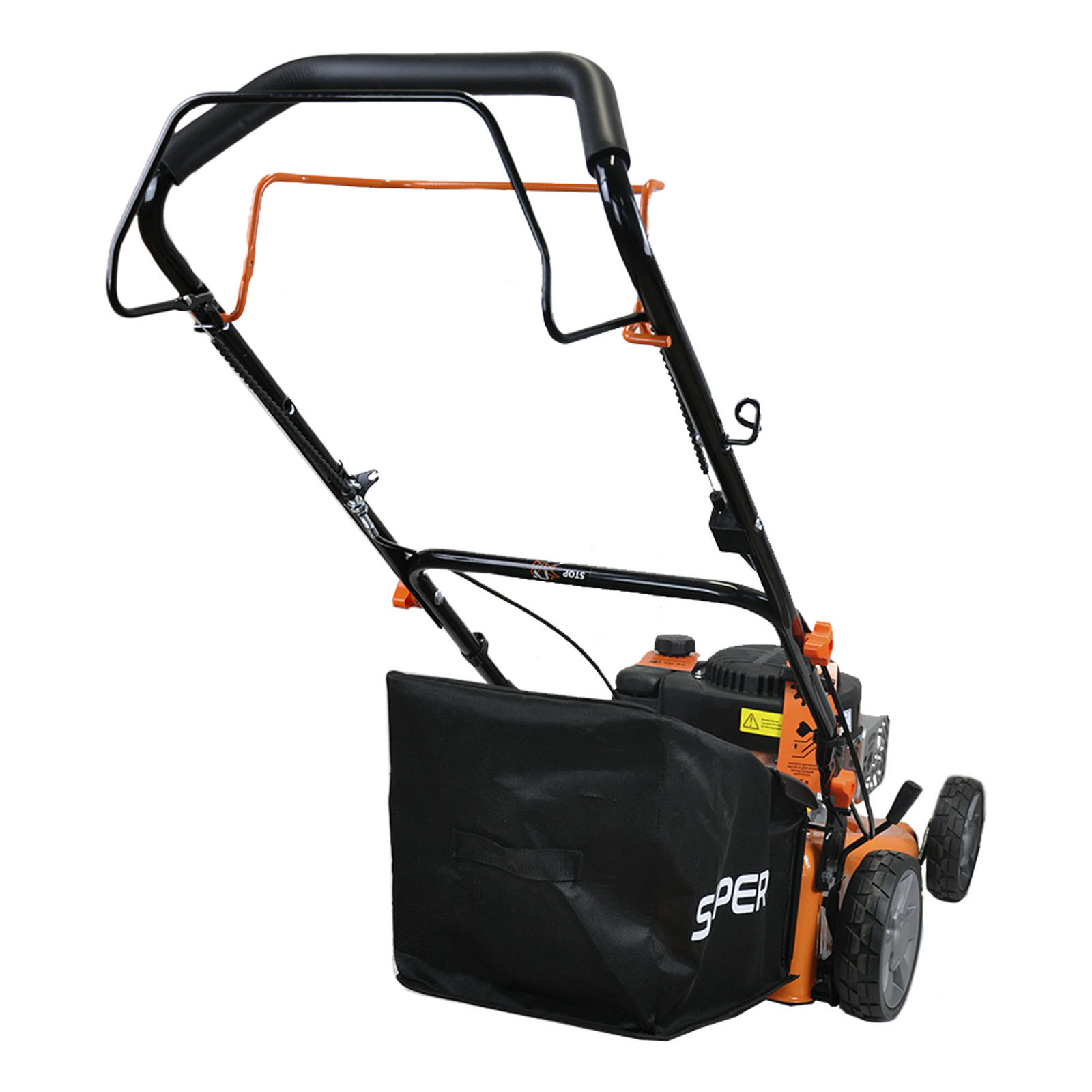 Газонокосилка бензиновая SKIPER GW402S (40 см, самоход, Loncin 3,5 лс, сталь.дека, травосб.45 л)