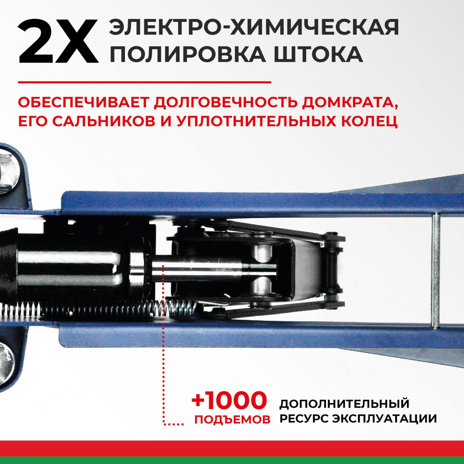 Домкрат гидравлический подкатной BELAK PREMIUM 2,5 т. низкопрофильный