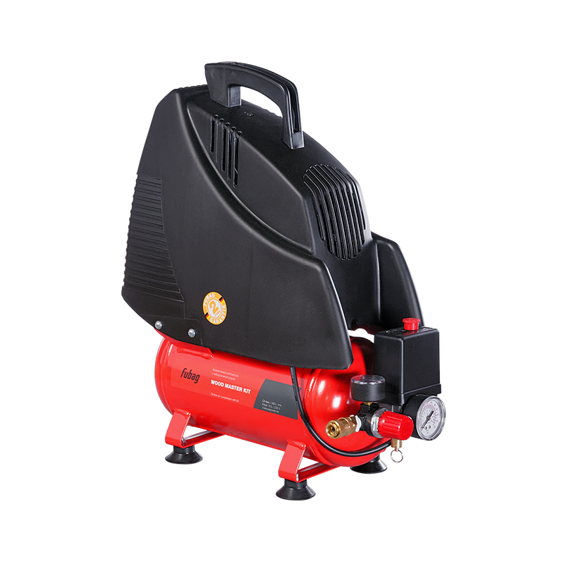 Компрессор безмасляный коаксиальный FUBAG WOOD MASTER KIT ( + 4 предмета)