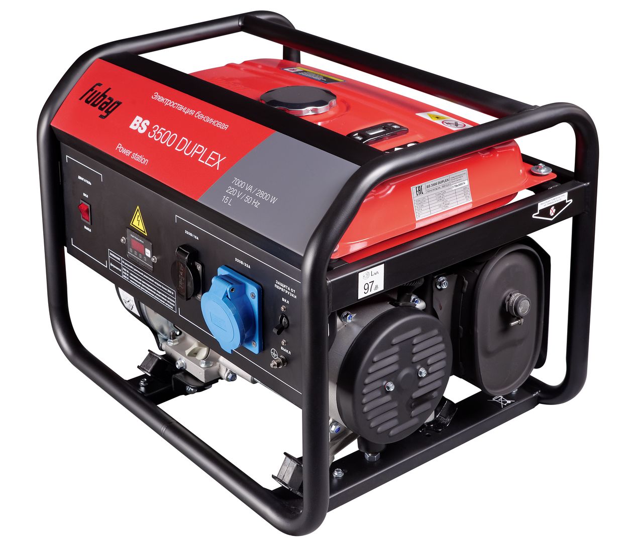 Генератор бензиновый FUBAG BS 3500 Duplex